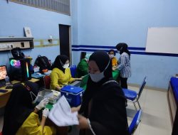 Target Herd Immunity, Polsek Medan Timur Vaksinasi 500 Warga