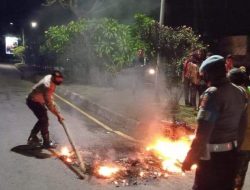 Motor Penjambret di Kota Bima Dibakar Wargau