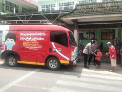 Mobil Gerai Vaksin Presisi, Kapolres Bangkalan AKBP Alith Alarino : Ayo Segera Vaksin dan Jangan Lupa Pakai Masker !