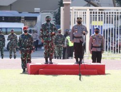 Kapolri Bersama Panglima TNI Pimpin Apel Gelar Pasukan Pengamanan PON XX Papua Tahun 2021