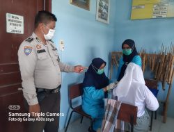 Polres Tanjung Balai Gelar Vaksinasi Polri Presisi Bagi Pelajar Tingkat SMA
