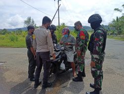 Satgas Pamrahwan Yonif Raider Khusus 732/Banau Melaksanakan Patroli Gabungan
