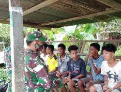 Babinsa Koramil Persiapan Sorong Rutin Laksanakan Komsos