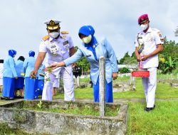 Danlantamal XIV Hadiri Ziarah Makam Pahlawan