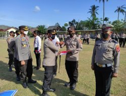 Usai Apel Pagi, Kapolres KSB Berikan Hadiah Ultah Bagi Anggotanya