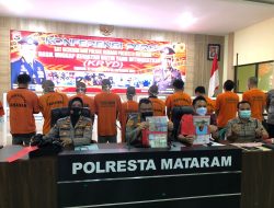 Dalam Waktu 7 Hari KRYD Polresta Mataram Berhasil Ungkap 18 Kasus