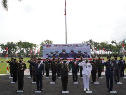 Danrem 071/Wijayakusuma-Forkopimda Banyumas Upacara Peringatan HUT Ke-76 TNI Secara Virtual