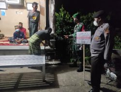 Patroli, Babinsa Ingatkan Warga Nogosari