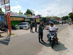 Babinsa Terus Ingatkan Warga Tingkatkan Kedisiplinan