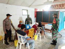Sukseskan Vaksin Dosis II, Koramil Simo Naik Gunung