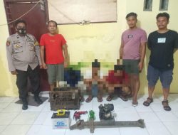 Tiga Kawanan Terduga Pelaku Pencurian Dibekuk Personil Polsek Woha