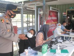 Polres Sumbawa Barat Gelar Vaksinasi Massal, Total 947 Dosis Vaksin Ledus Dalam Sehari