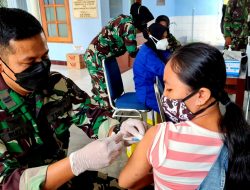 Bangkitkan Ekonomi Nasional Lanud Smo Gencar Vaksinasi