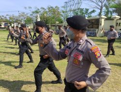 Dituntut Siaga, Personel Polres Lotara Rutin Latihan Beladiri