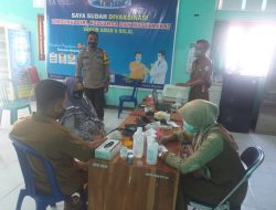 Polres Sumbawa Barat,Upaya Pencegahan dan Penanganan Covid-19 Hari ini Vaksinasi Capai 77 Dosis