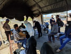 Gerai Vaksin Pelabuhan Tano Kembali Lakukan Swab Kepada Pengguna Jasa Penyebarangan