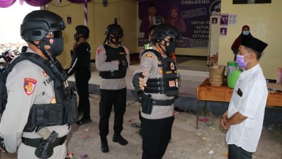 Pimpin Patroli Bermotor, Kapolresta Tangerang Kunjungi Cakades Berikan Imbauan Kamtibmas
