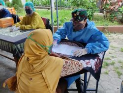 Kalurahan Sidoarum Godean Jadi Sasaran serbuan Vaksinasi dosis 2 (Dua) Kodim 0732/Sleman