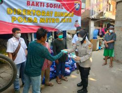 Kawasan Slum Area DKI Jakarta Mendapat Bansos dari Polda Metro Jaya