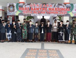 Dandim 0808/Blitar Bersama Forkopimda Kota Blitar, Ikuti Upacara Hari Santri Nasional Tahun 2021