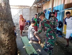 Satgas Pamrahwan Yonif RK 732/Bnu Berikan Layanan Kesehatan Gratis
