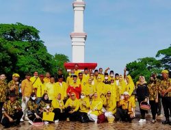 DPD Partai Golkar Kabupaten Muara Enim Lakukan Tabur Bunga ke Taman Makan Pahlawan Ksatria Pertiwi