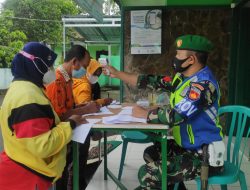 Kodim 0732/Sleman Laksanakan Vaksin Tahab Dua Aztra Zeneca