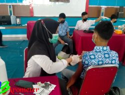 Siswa SMKN 2 Palembang 70 Persen Sudah di Vaksin Dosis ke-2