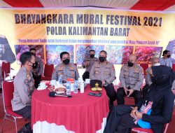 Dukung Karya Anak Bangsa, Polda Kalbar Gelar Bhayangkara Mural Festival 2021