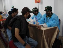 Danramil Sleman”Walau Sudah Vaksin Harus Tetap Menjaga Prokes