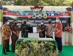 Dandim Sragen serahkan hasil TMMD Sengkuyung tahap III Banyurip kepada Bupati
