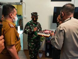 Danramil Medan Timur Dapat Surprise dari Camat dan Polsek