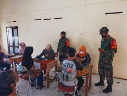 Babinsa Selalu Berperan Aktif Dalam Vaksinasi