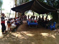 HUT TNI Ke-76, Anggota Satgas TMMD Kodim 1002/HST Dapat Kejutan dari Warga Rantau Keminting