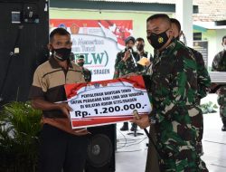 Kodim Sragen Distribusikan BTPKLW TNI Rp 6 Miliar