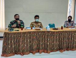 Danramil Karangmalang Rakor Covid