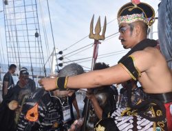 Pertama Kali On Board di KRI Bima Suci, 23 Taruna AAL Jalani Ritual