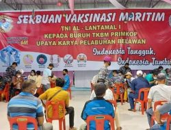 TNI AL Kerahkan 250 Tenaga Kesehatan Dalam Rangka Serbuan Vaksin Covid-19