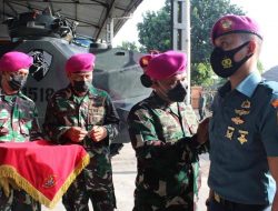 Danyon Ranratfib 1 Marinir Pimpin Kenaikan Pangkat Prajurit