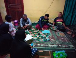 Bhabinkamtibmas Desa Desa Beru Bersama Agen PDPGR Lakukan Pendataan