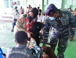 Pulau Sumba Diserbu Vaksinator TNI AL Lantamal VII Kupang