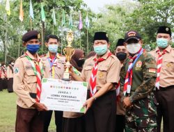 Saka Wira Kartika Dapat 3 Penghargaan di Perkemahan Antar Saka Kabupaten Bojonegoro