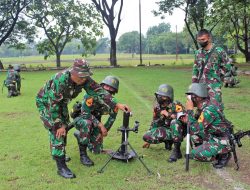 23 Taruna Korps Marinir Pelajari Teknik Penggunaan Senban Mortir