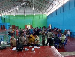 Serbuan Vaksian Massal Polres Sumbawa Barat Capai 165 orang di Desa Sapugara Bre
