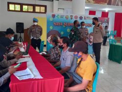 Dandim Alor : Sinergitas TNI-Polri Gelar Vaksinasi Bantu Pemda Kendalikan Covid-19