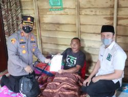 Sahabat Media, Kapolres Batu bara Langsung Kunjungi Wartawan Berita Sore Yang Mengalami kecelakaan