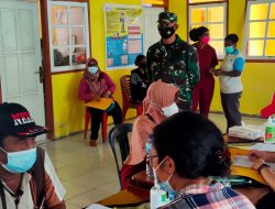 Danramil 1802-06/Klamono Hadiri Pengobatan Massal