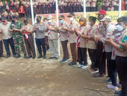 Kapolsek BKU Menghadiri Pembukaan Perkemahan Wirakarya Tingkat Daerah NTB 2021