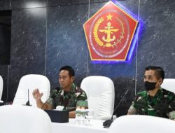 Panglima TNI Pimpin Rapat Evaluasi Penanganan Covid-19 dan Vaksinasi