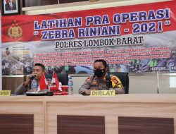Polres Lobar Bakal Gelar Operasi Zebra Rinjani 2021, Prioritaskan Kegiatan Simpatik